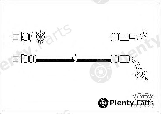  CORTECO part 19032952 Brake Hose