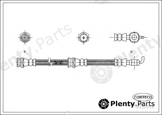  CORTECO part 19032976 Brake Hose