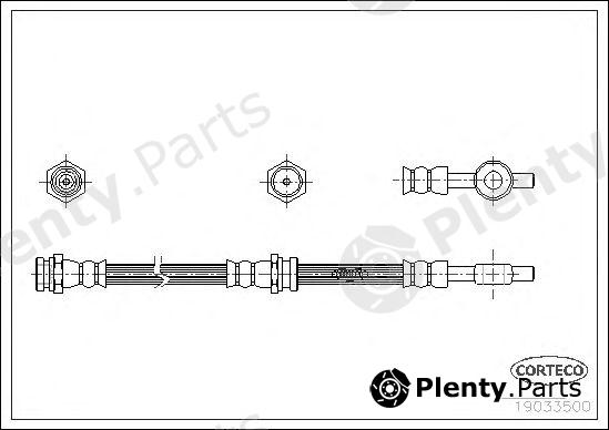  CORTECO part 19033500 Brake Hose