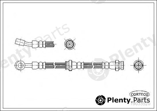  CORTECO part 19033520 Brake Hose