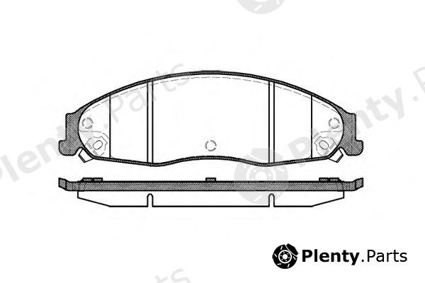  ROADHOUSE part 295508 Brake Pad Set, disc brake