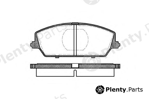  REMSA part 0387.00 (038700) Brake Pad Set, disc brake