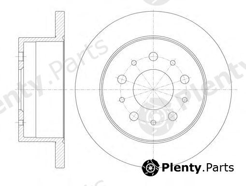  REMSA part 6112000 Brake Disc