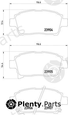  PAGID part T1404 Brake Pad Set, disc brake