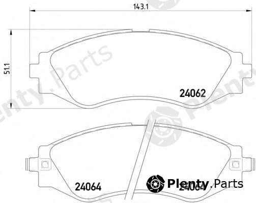  PAGID part T1409 Brake Pad Set, disc brake