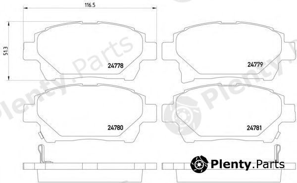  PAGID part T1852 Brake Pad Set, disc brake