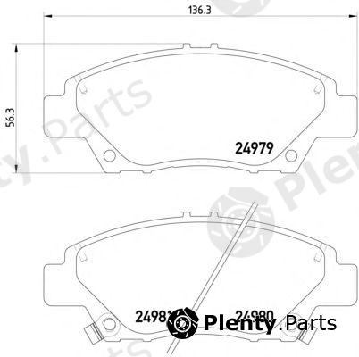  PAGID part T1922 Brake Pad Set, disc brake