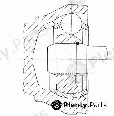  SPIDAN part 24568 Joint Kit, drive shaft