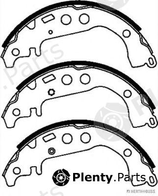  HERTH+BUSS JAKOPARTS part J3502071 Brake Shoe Set