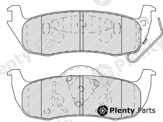  FERODO part FDB4075 Brake Pad Set, disc brake
