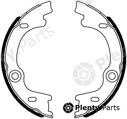  FERODO part FSB4099 Brake Shoe Set, parking brake