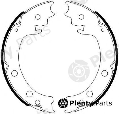  FERODO part FSB4116 Brake Shoe Set, parking brake