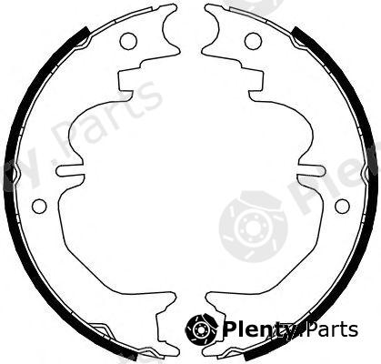  FERODO part FSB4120 Brake Shoe Set, parking brake