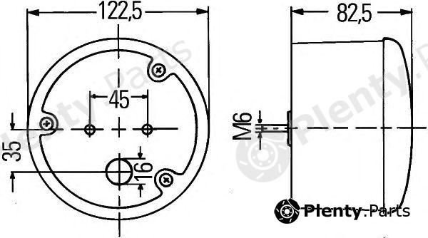  HELLA part 2ZR964169-031 (2ZR964169031) Reverse Light