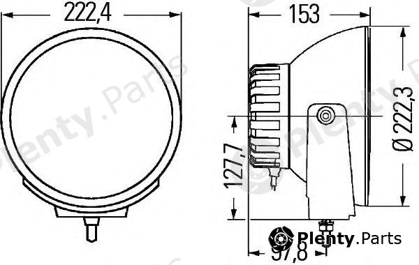  HELLA part 1F8007560-721 (1F8007560721) Spotlight
