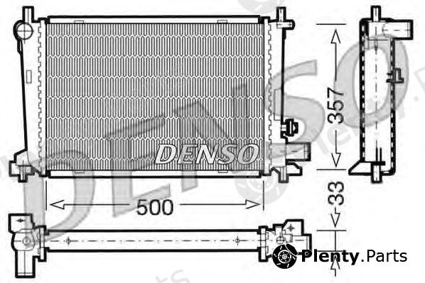  DENSO part DRM10039 Radiator, engine cooling