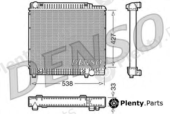  DENSO part DRM17022 Radiator, engine cooling