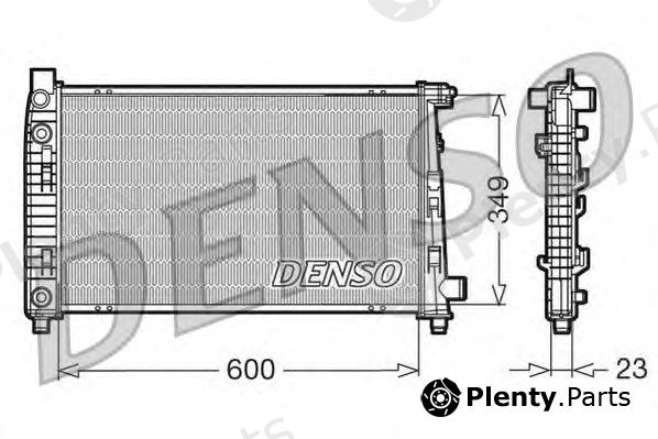  DENSO part DRM17102 Radiator, engine cooling