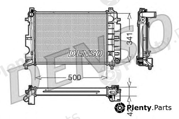  DENSO part DRM25014 Radiator, engine cooling