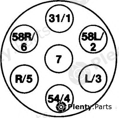  HELLA part 8JA008084-001 (8JA008084001) Plug