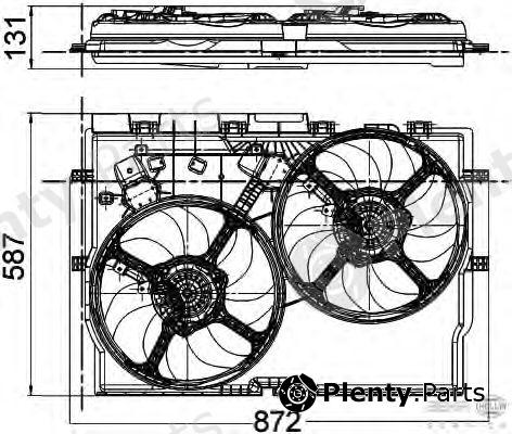  HELLA part 8EW351041-431 (8EW351041431) Fan, radiator