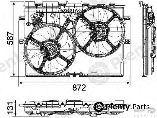  HELLA part 8EW351041-451 (8EW351041451) Fan, radiator