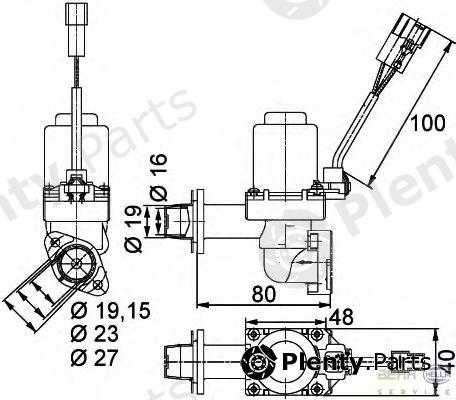  HELLA part 9XL351328-351 (9XL351328351) Control Valve, coolant