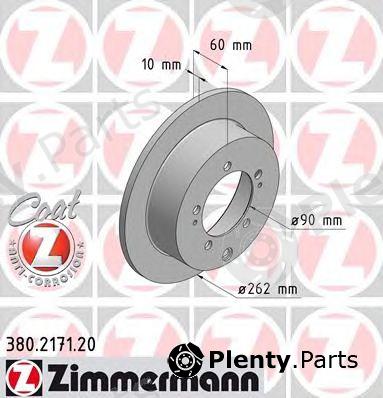  ZIMMERMANN part 380.2171.20 (380217120) Brake Disc
