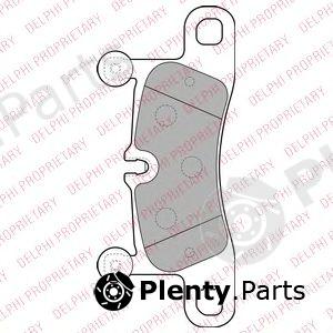 DELPHI part LP2233 Brake Pad Set, disc brake