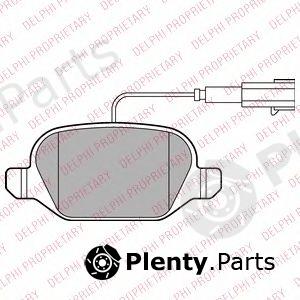  DELPHI part LP2302 Brake Pad Set, disc brake