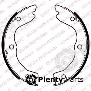  DELPHI part LS2038 Brake Shoe Set, parking brake