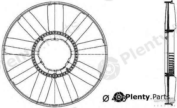  HELLA part 8MV376733-211 (8MV376733211) Fan Wheel, engine cooling
