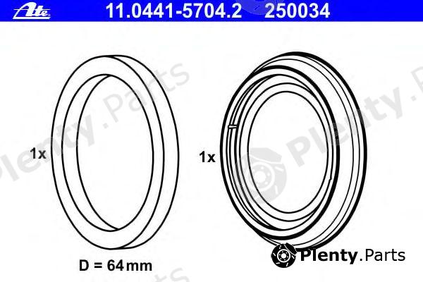  ATE part 11.0441-5704.2 (11044157042) Gasket Set, brake caliper