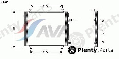  AVA QUALITY COOLING part RT5235 Condenser, air conditioning