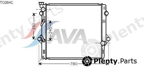  AVA QUALITY COOLING part TO2641 Radiator, engine cooling