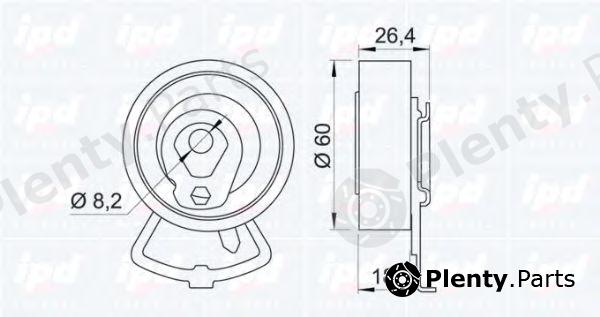  IPD part 14-0030 (140030) Tensioner Pulley, timing belt