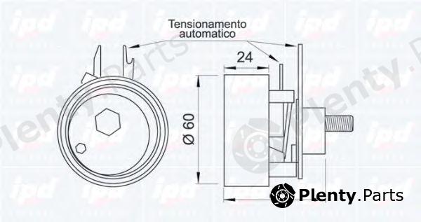  IPD part 14-0142 (140142) Tensioner Pulley, timing belt