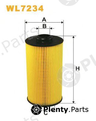  WIX FILTERS part WL7234 Oil Filter