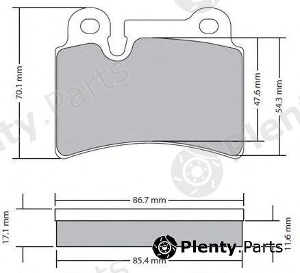  FREMAX part FBP-1709 (FBP1709) Brake Pad Set, disc brake