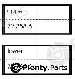  KOLBENSCHMIDT part 77752600 Big End Bearings