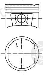  KOLBENSCHMIDT part 99746600 Piston
