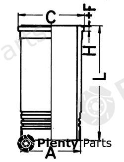  KOLBENSCHMIDT part 89833110 Cylinder Sleeve