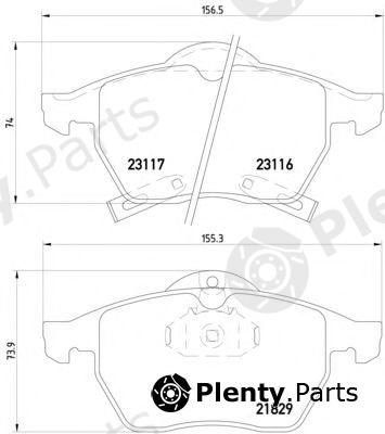  TEXTAR part 2311602 Brake Pad Set, disc brake