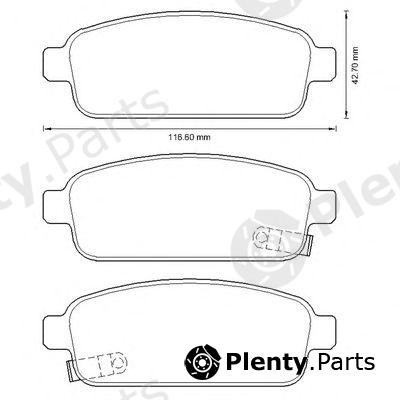  BENDIX part 573335B Brake Pad Set, disc brake