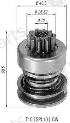  MAGNETI MARELLI part 940113020099 Pinion, starter