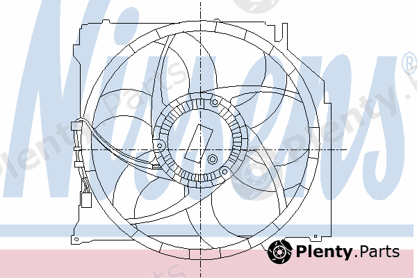  NISSENS part 85066 Fan, radiator