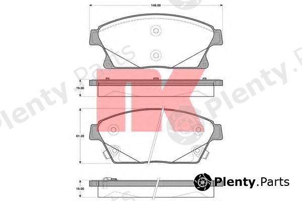  NK part 223646 Brake Pad Set, disc brake
