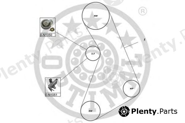  OPTIMAL part SK-1373 (SK1373) Timing Belt Kit