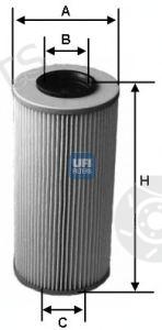  UFI part 2558300 Oil Filter