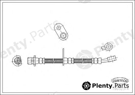  CORTECO part 19032314 Brake Hose
